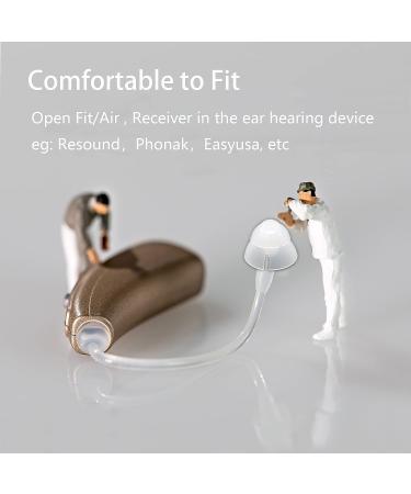 Double Layer Hearing Aid Amplifier Domes Set (7mm/9mm/12mm * 12 Packs) for Open Fit RITE - Includes Carry Case - Buy Online on GoSupps.com