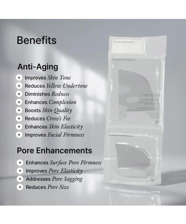 House of B Glow Glutathione 2-Step Face & Neck All-in-One Film, Dual-Care Set for Wrinkle Reduction & Skin Tone Enhancement, Shine Your Light with 3 Counts Korean Mask - Buy Online on GoSupps.com