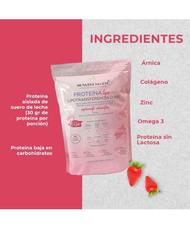 Buy Lipotransfer Protein Stage 1 - Isolated Whey Protein with Collagen for Fat Maintenance | Strawberry Flavor - International Shipping Available - Buy Online on GoSupps.com