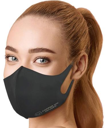 3-pack Spandex Blend Masks. Designed for women of all ages and children ages 8-14. 2 Layer Copper Ion infused Durable Face Mask. Enhanced Protection Extra Soft & Gentle on the Skin Reusable and Washable. Perfect for Gym use. - Buy Online on GoSupps.com