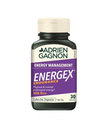 Adrien Gagnon - Energex Endurance Capsules Physical & Mental Prolonged Energy Maca & Ginseng - 30 Capsules