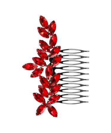 minkissy Bridal Headwear Hair Combs for Wedding Hair Side Comb Bridal Hair Comb Wedding Hair Clips for Brides Hair Comb Clips Rhinestone Hair Combs Hair Combs for Women Accessories