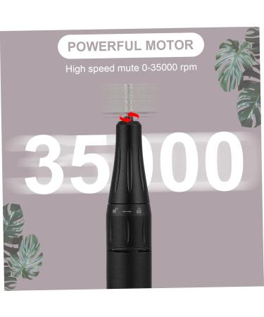 Housoutil Nail Polisher Miss Aluminum Alloy Nail Set Manicure 14X7X2.5CM Black - Buy Online on GoSupps.com