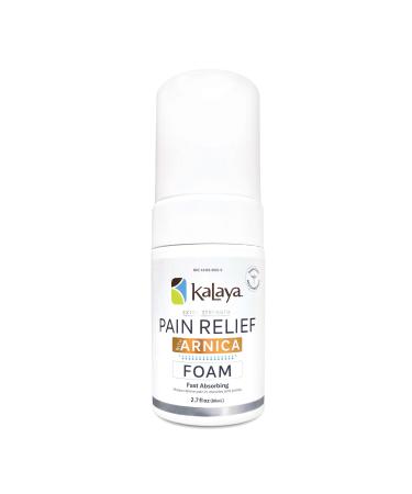 Kalaya Naturals Pain Relief Foam with Arnica - Extra Strength Foam Muscle Rub for Muscle Pain and Joint Pain with Arnica and Eucalyptus - for Adults and Children 12 and Up - 2.7 oz