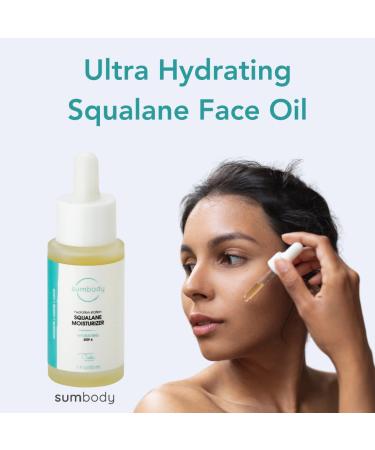 Ultra-Hydrating Squalane Face Oil | Balancing Calming Lightweight Age-Defying | Cruelty-Free Jojoba & Rosehip Oils for Men and Women - Buy Online on GoSupps.com