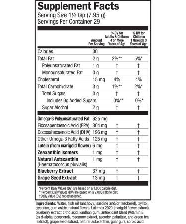 Barlean's Omega Pals Hooty Fruity Tangerine 8oz - Delicious Kids Omega Supplement - Buy Online on GoSupps.com