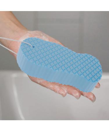 Beaupretty 2pcs Bath Sponge Pouf - Exfoliating Body Scrubber & Travel Shower Gloves | Spa Towel & Cleaning Brush for Luxurious Skin Care - Buy Online on GoSupps.com