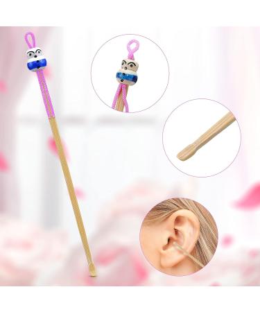 100 Piece Bamboo Ear Cleaner Ear Pick Mix - Handmade, Cute Doll Design - Wax Remover Cleaning Tool for Adults - Buy Online on GoSupps.com