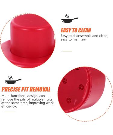 Zerodeko Fruit Corer Cherry Pit Remover Press Style Cherry Pitter Reusable Olive Pitter Wear-Resistant Red Date Corer Cheery Core Remover Jujube Core Household Stainless Steel 304 - Buy Online on GoSupps.com