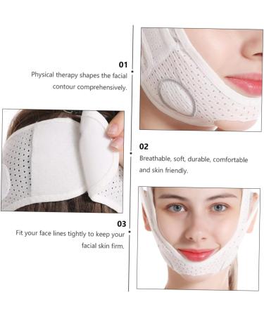 FRCOLOR 1pc Thin Childrens Bath Products Facial Lifting Band Shaper Band White Slimming Belt Woman Graphene Printed Sheet - Buy Online on GoSupps.com