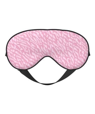 Sleep Mask Eye for Women Men Reusable Soft Blackout Eye Masks Covers for Night Better Sleep Travel Camping Road Trip Essentials Gifts for Him Her - Leaf Print Pattern
