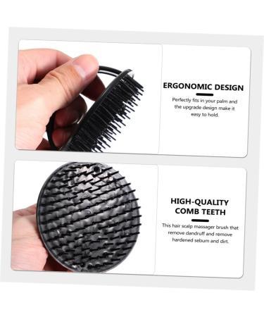 CLISPEED 12pcs Massage Shampoo Brush - Silicone Hair Scrubber for Shower & Bath - Durable Plastic Ideal for Scalp Care International Shipping Available - Buy Online on GoSupps.com