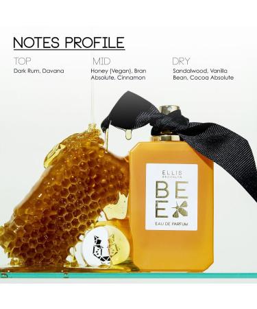 Ellis Brooklyn BEE Eau De Parfum - Gourmand Perfume For Women with Dark Rum Vegan Honey Vanilla Bean & Sandalwood Vegan Perfume Made In The USA BEE 3.4 Fl Oz (Pack of 1) - Buy Online on GoSupps.com