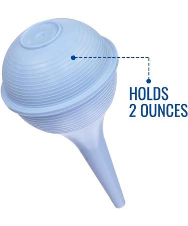 DMI Baby Nasal Aspirator Ear Syringe - Mucus Sucker & Nasal Bulb Syringe 2oz Blue - Pack of 1 (650-4004-0121) - Buy Online on GoSupps.com