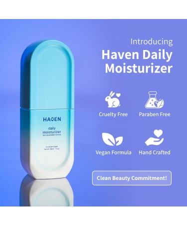 HAVEN SKIN Daily Face Moisturizer Cruelty-Free, Paraben-Free, Non-Comedogenic Niacinamide & Hyaluronic Acid Face Moisturizer with Vitamin C Serum for Face for Sensitive Skin Moisturizer - Buy Online on GoSupps.com