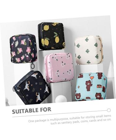 Healeved 12 STK Women's Menstrual Storage Bags | Period Pocket Wallets & Coin Pouches | Oxford Fabric Female Essentials - Buy Online on GoSupps.com