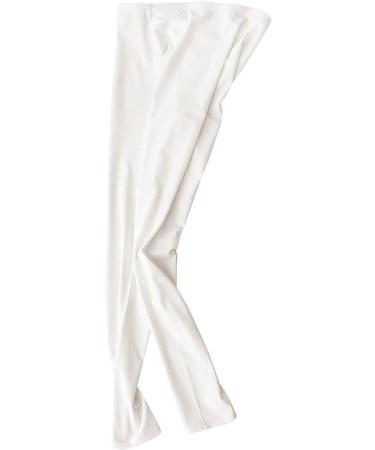 Women's White Golf Sun Protection Compression Leggings | Soft & Stylish - Buy Online on GoSupps.com