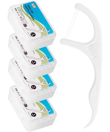 Laoye Twin Line Dental Floss Picks - 200 PCs Double Threaded Tooth Sticks for Effective Plaque Removal & Clean Teeth - International Shipping Available - Buy Online on GoSupps.com