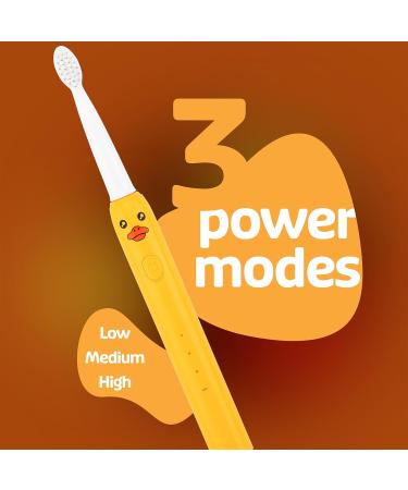 Buy Practicon SmileGoods SoniPal Duckling Sonic Kids Toothbrush - Rechargeable Electric Toothbrush with 3 Power Modes & 4 Brush Heads for Kids - International Shipping Available - Buy Online on GoSupps.com