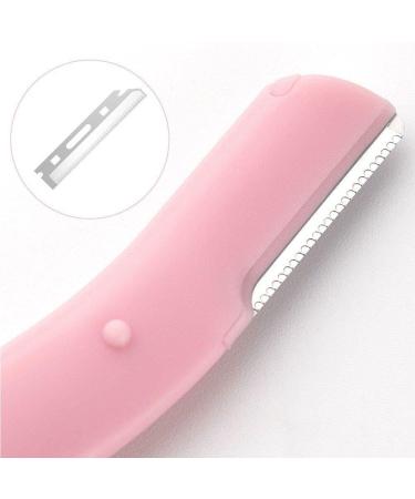 Eyebrow Trimming Kit 6pcs/Set Professional Eyebrow Tools Set Beauty Tool Makeup Tools Beauty Scissors Set for Men Women Pink - Buy Online on GoSupps.com