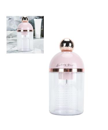 AUNMAS Battery Powered Electric Facial Cleanser Foam Cup - 500ml Waterproof Bubble Maker for Home & Travel | Pink Face Wash Bottle - Buy Online on GoSupps.com