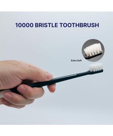 2024 New Black Soft Toothbrush - Medium Soft Bristle for Ultimate Dental Care | Single Piece Magic Feeling - Buy Online on GoSupps.com