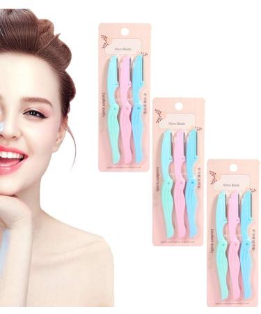 Yinbao Women's Facial Razor Set | Eyebrow & Dermaplaning Razor for Smooth Skin | 3 Pack - Buy Online on GoSupps.com