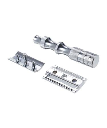 Layhou Men's Vintage Manual Safety Razor | Double Edged Shaving Razor for a Classic Grooming Experience | International Shipping Available - Buy Online on GoSupps.com