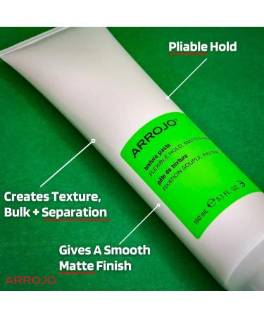 ARROJO Texture Hair Paste - Matte Finish Styling for Men & Women | Mid-Hold Molding Paste with Vitamin B5 & Oat Proteins - 1.7 Fl Oz - Buy Online on GoSupps.com