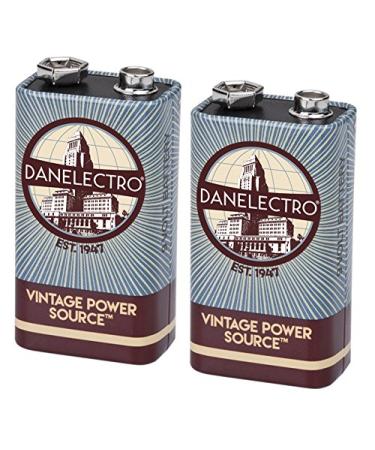 Danelectro 2D9V 9V Batteries (2 Pack)