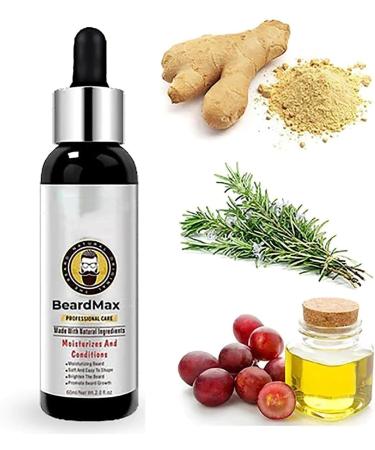 ExQst BeardMax Organic Oil - All Natural Beard Growth Serum for Men | 2PCS Bart l for Fuller Beards - Buy Online on GoSupps.com