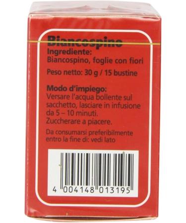 Floradix Hawthorne Organic Herbal Tea - 15 Bags - Buy Online on GoSupps.com
