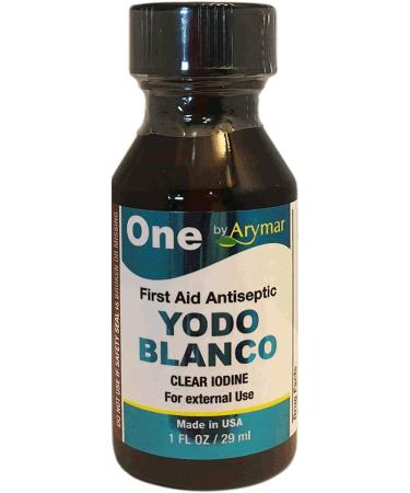 Arymar YODO Blanco Clear Iodine 1 Fl oz (Pack of 2) - Powerful Antiseptic Solution - Buy Online on GoSupps.com