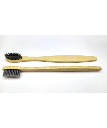 Dr.One Sustainable V-Toothbrush 2 Pack | Vegan Bamboo Toothbrush for Kids & Adults | Soft Bracket & Orthodontics Friendly - Buy Online on GoSupps.com