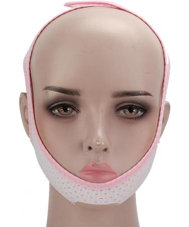 Adjustable Anti Snore Chin Strap - Snore Reduction Aid Device - Easy to Wear - Triangular Mesh Cloth - White - Buy Online on GoSupps.com