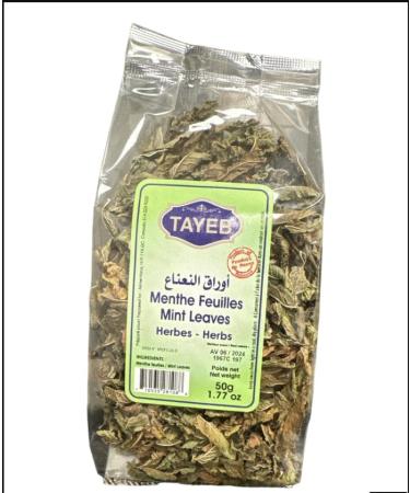 Spearmint Moroccan mint leaves 50g all natural Mentha spicata var. cripsa Dried loose Leaves.