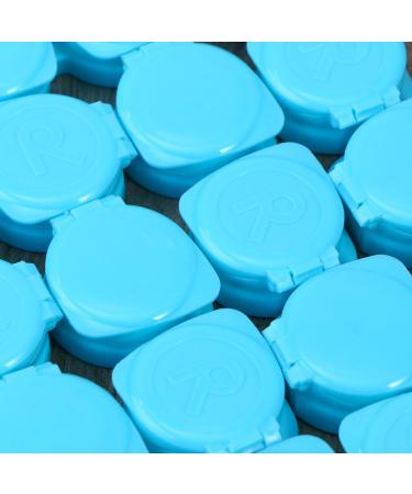 Buy Travel Contact Lens Case 10 Pack - Leak-proof Design (Blue) | Ideal for 10 Months Use - International Shipping Available - Buy Online on GoSupps.com