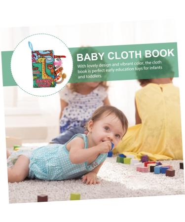 Vaguelly Tear-Resistant Fabric Book Set for Toddlers | Soft Touch & Feel Baby Books | Quiet Book Toys for Babies - Buy Online on GoSupps.com
