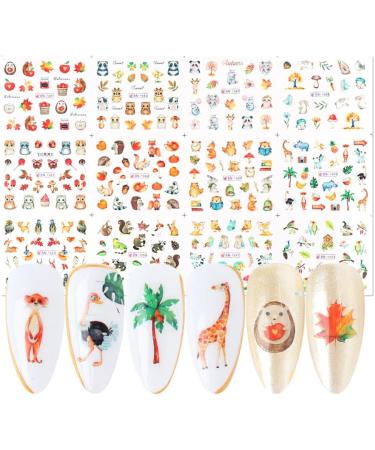 dijiusidy Nails Stickers Fashion Maple Leaf Pumpkin Decals Manicure Tools Sliders Decor Adhesive Fruit Elements Decorations 1692 BN1681 BN1681 1692 - Buy Online on GoSupps.com