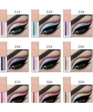 Beaupretty Glitter Liquid Eyeliner Liquid Cosmetics Supplies Waterproof Sparkling Makeup Eyeliner Eye Shadow for Women Girls 04 Picture 4 - Buy Online on GoSupps.com