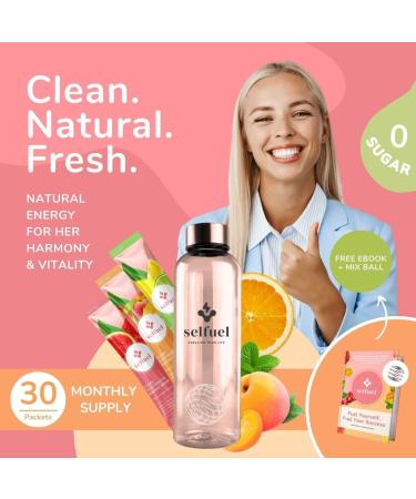 Energy Drink Powder for Women | Clean Energy & Hydration | 30 Pack Fruity Fusion | Zero Sugar Low-Calorie Electrolytes & B Vitamins | On-the-Go Caffeine Boost - Buy Online on GoSupps.com