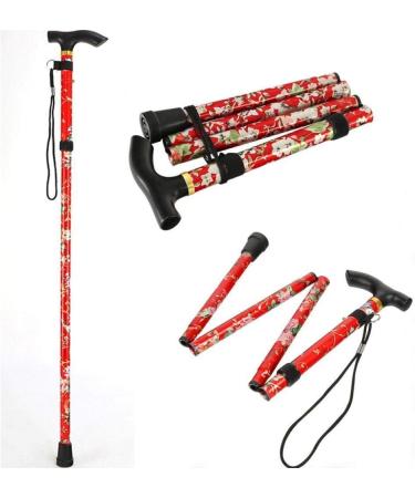Aluminum Alloy Trekking Pole Portable Lightweight Collapsible Walking Stick for Men & Women Outdoor Walking Stick Crutches - Buy Online on GoSupps.com
