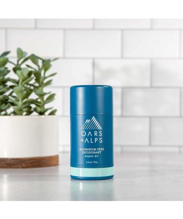 Oars + Alps Aluminum Free Deodorant for Men and Women Dermatologist Tested and Made with Clean Ingredients Aspen Air 2 Pack 2.6 Oz Each 2ct - Aspen Air 2.6 Ounce (Pack of 2) - Buy Online on GoSupps.com
