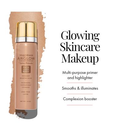 Jerome Alexander MagicMinerals AirGlow Tinted Highlighting Night Mist - Illuminating Airbrush Tinted Moisturizer Spray 2PC | Bronze Glow - Buy Online on GoSupps.com
