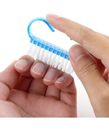 10 Pieces Nail Brush Nail Brush Plastic Nail Brush Hand Cleaning Brush Plastic Handle Brush Cleaning Tool for Nail Art Cleaning and Washing - Buy Online on GoSupps.com