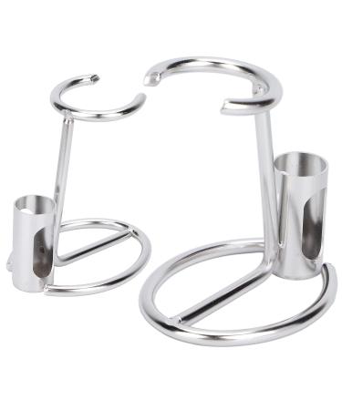 Universal Silver Metal Razor & Brush Holder | Safety Razor Storage Solution - Buy Online on GoSupps.com