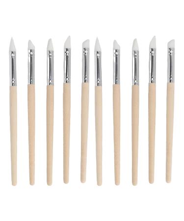 2 Sets Nail Art Sculpture Pen with Fine Tip Wide Application for Home Salon Portable and Soft Silicone for Detailed Painting