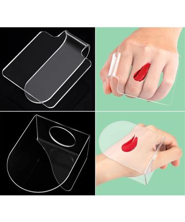 Cosmetic Acrylic Mixing Palette - Transparent Mixing Tray & Spatula Set for Makeup & Nail Art | International Shipping - Buy Online on GoSupps.com