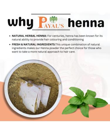 Buy Payal's Herbal Henna 500gm Premium Quality Natural Hair Dye for All Hair Types | Fast International Shipping - Buy Online on GoSupps.com
