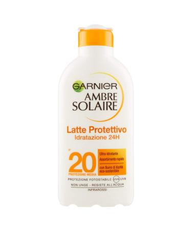 GARNIER Ambre Solaire Fp20 200 ml Milk Solar Products Sun Protection Milk - Buy Online on GoSupps.com